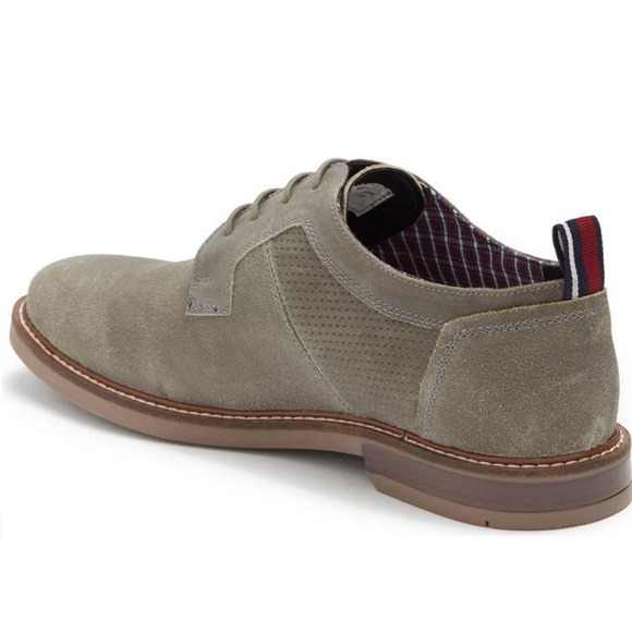 Ben Sherman Brent Oxford Suede Foam Cushioned | Grey, Size 9 - Picture 2 of 7